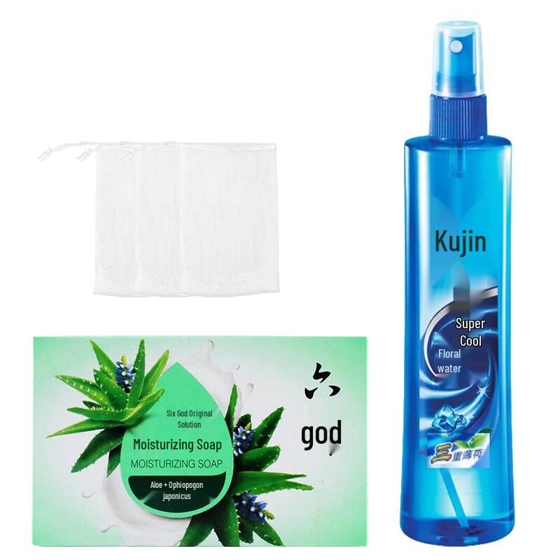 Liushen Aloe & Ophiopogon Soap and Cool Floral Water Set