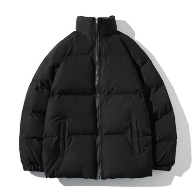 Oversize Stand Collar Warm Women's Winter Jacket Solid Color Parka Casual Winter Coats For Women
