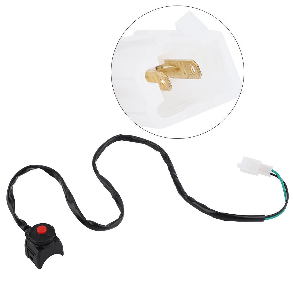 78" Motorcycle Handlebar Engine Start Kill Switch Horn Flashlight Headlight Control ONOFF