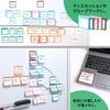 Plus Sticky no Sticky Strong Universal Notes, "Minna Fusen" (Everyone's Notes), Adhesive, Design, 10-pack, FU-771 75-000