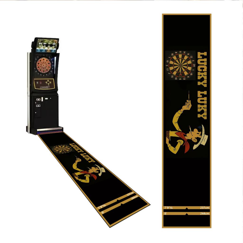 Lucky Luke Dart Mat Non Slip Professional Darts Throw Line Runner Rug Anti Slip Bar Game Room Floor Carpet