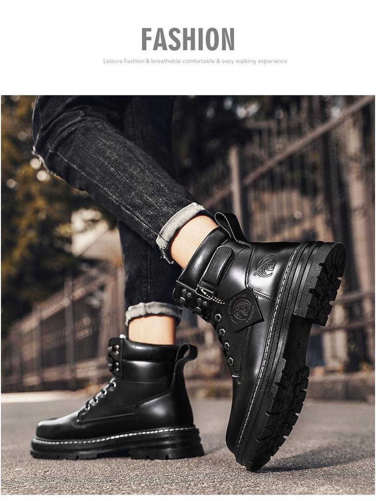 Bottines Martin rétro montantes automne/hiver 2022: Jaune, Gros orteil, Styles Couple et Homme