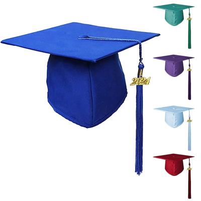 Graduate Graduation Cap With 2024 Tassel For Adults High School And Bachelor T 5 Colors