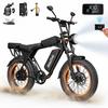 EU Warehouse Ready To Ship X5 Electric Bike DDP Direct Shipping 20 Inch Fat Tire Bike Front Suspension 48V 15Ah Battery