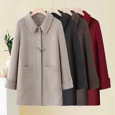 Stylish Mid-Length Wool Coat for Women: 2025 Autumn/Winter Collection