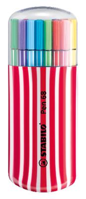 STABILO Caneta Pen 68 Zebra 20 Cores À base de água 6820-02-1-5
