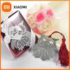 Xiaomi Cute Owl Metal Bookmarks With Tassel Bird Design Reading Bookmark Stationery For Kids Students Gift Educational Supplies