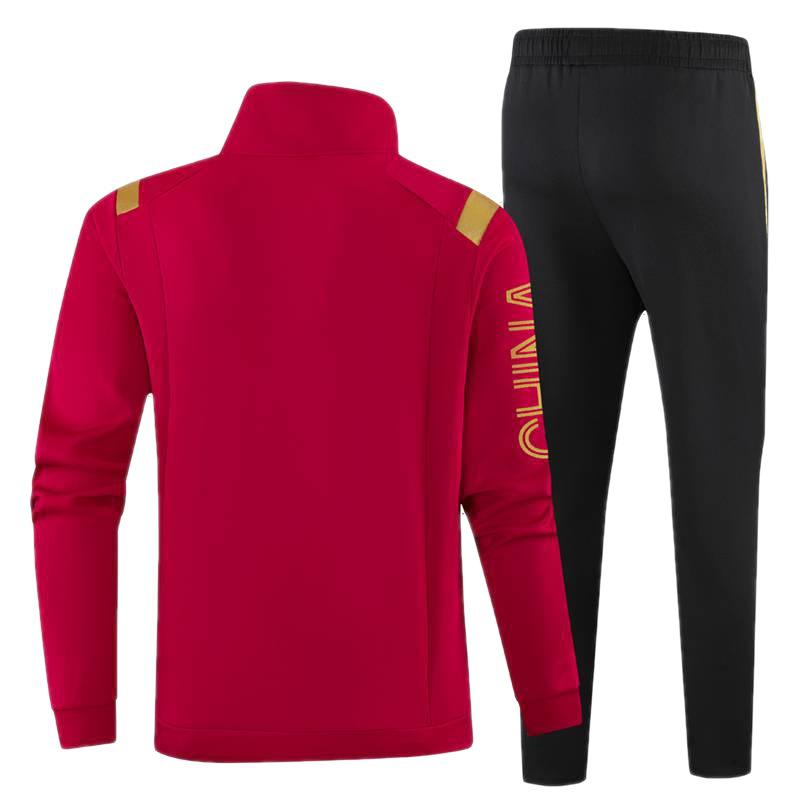 Unisex National Team Sportswear Set: Stand-Up Collar Jacket for Taekwondo & Martial Arts Training