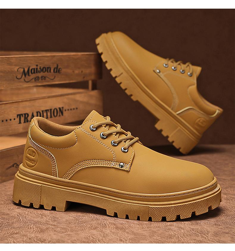 

Желтые мужские кроссовки низкие платформенные мужская одежда обувь однотонные мужские повседневные туфли ретро мотоциклетные кожаные туфли для ходьбы 39 жёлтый