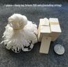 In Stock 300g White Card Paper Hang Tag for Jewelry with Hanging Rope