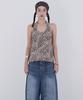 Soleubi Leopard Sleeveless / Beige