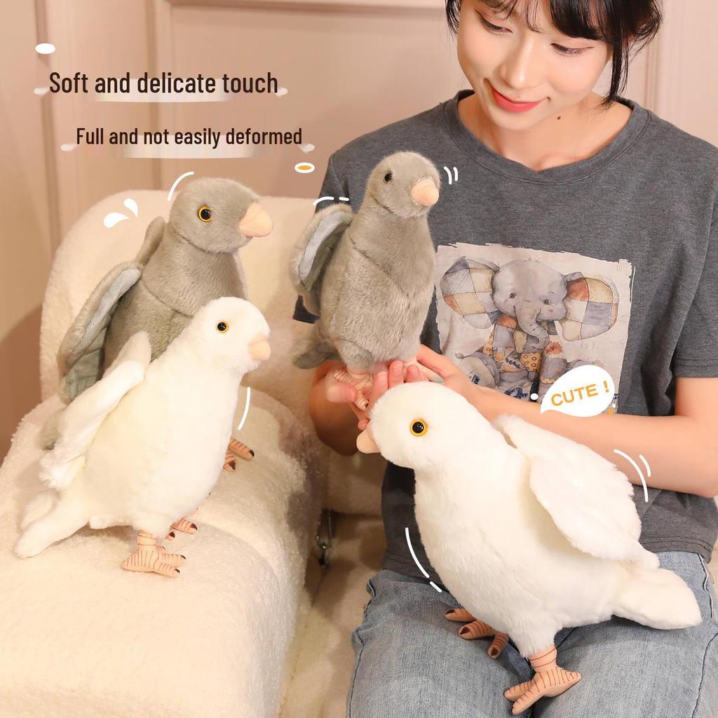 Adorable Pigeon Plush Toy - Creative Stuffed Animal Bird Doll for Home Decoration and Gifts