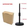 Round Metal Desktop Camera and Phone Stand with 1/4 Interface for Live Broadcast and Fill Light