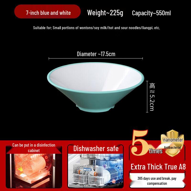 Durable Melamine Noodle Bowl