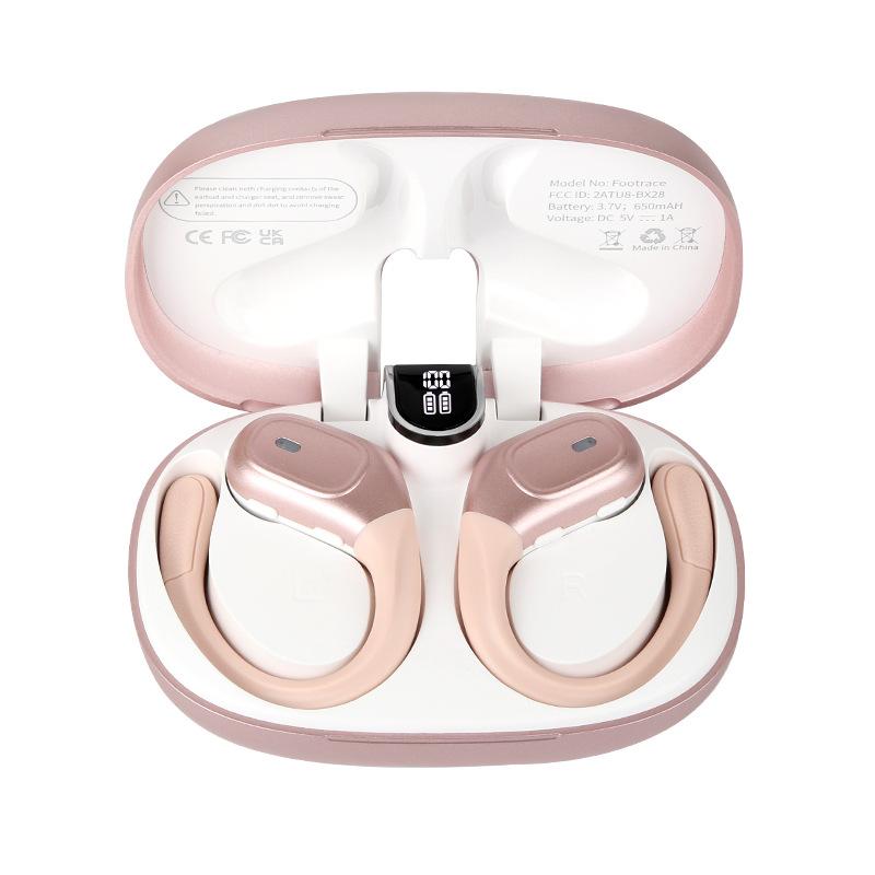 

Пара справжніх бездротових навушників, шумопоглинання CVC 8.0, навушники-вкладиші з цифровим світлодіодним дисплеєм, час відтворення 75 годин, регулювання гучності