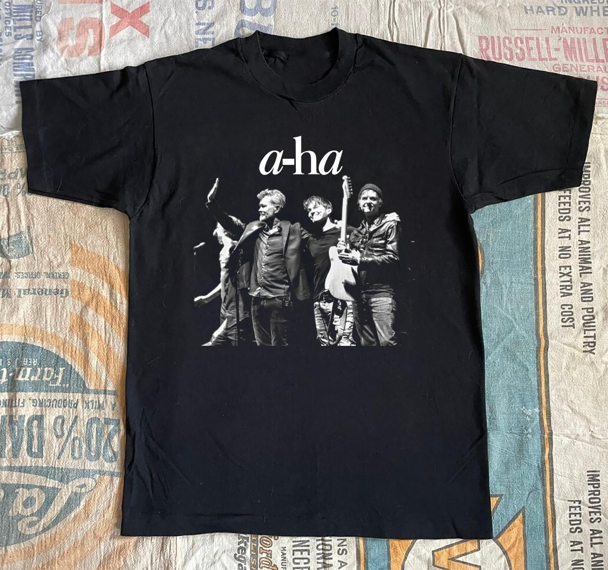 Rare A-Ha Band Member Classic T Shirt Black All Size Gift fan S