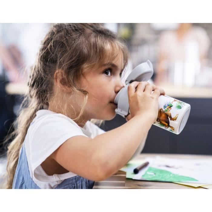 Water Bottle - ZWILLING - Dinos - Stainless Steel - 350 Ml - White / Grey