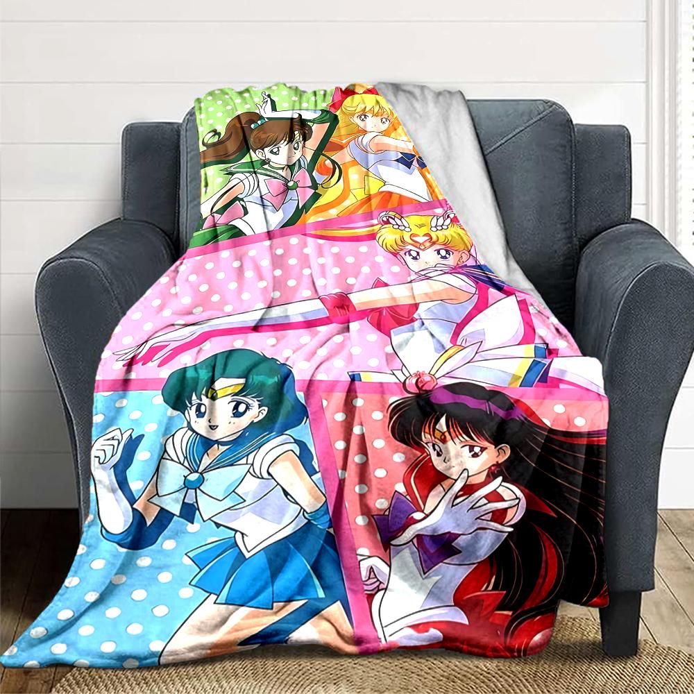 1Pc Magical Guardian Angel Blanket For Couch Bed Plush Cozy Fuzzy Blanket Super Soft Warm Blankets For Fall And Winter 0918244