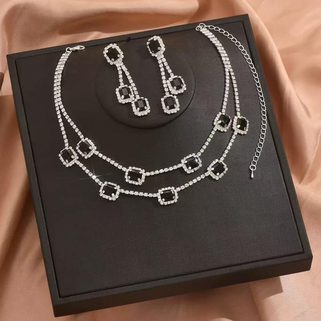 Fashion Jewelry Set Necklace Earrings For Women's Ladies