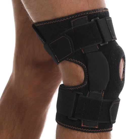 Sportkniebrace met Zijstabilisator, Knieband voor Meniscusletsel Artritis Pijnverlichting, Kniecompressiehoes voor Heren Dames met Patellapad