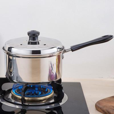 Panela antiaderente com tampa para cozinhar panela fervente de aço inoxidável macarrão de leite macarrão molho de panela