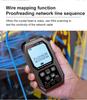 NOYAFA Network Cable Tester Wire Tracker with Multimeter Multifunctional Ethernet Wire Tracker DC AC Voltmeter with Cable Tracing/Length Test/POE Test