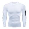 Cross-border PRO Men's Quick-Dry Sports Tights: High Elastic, Sweat-Absorbent, Long-Sleeved Fitness & Cycling Shirt