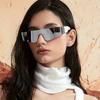 Ochelari de Soare Fără Ramă Y2K Future One Piece Femei Ochelari de Soare Retro Oglindă Ochelari Punk Ochelari de Petrecere Steampunk Vintage
