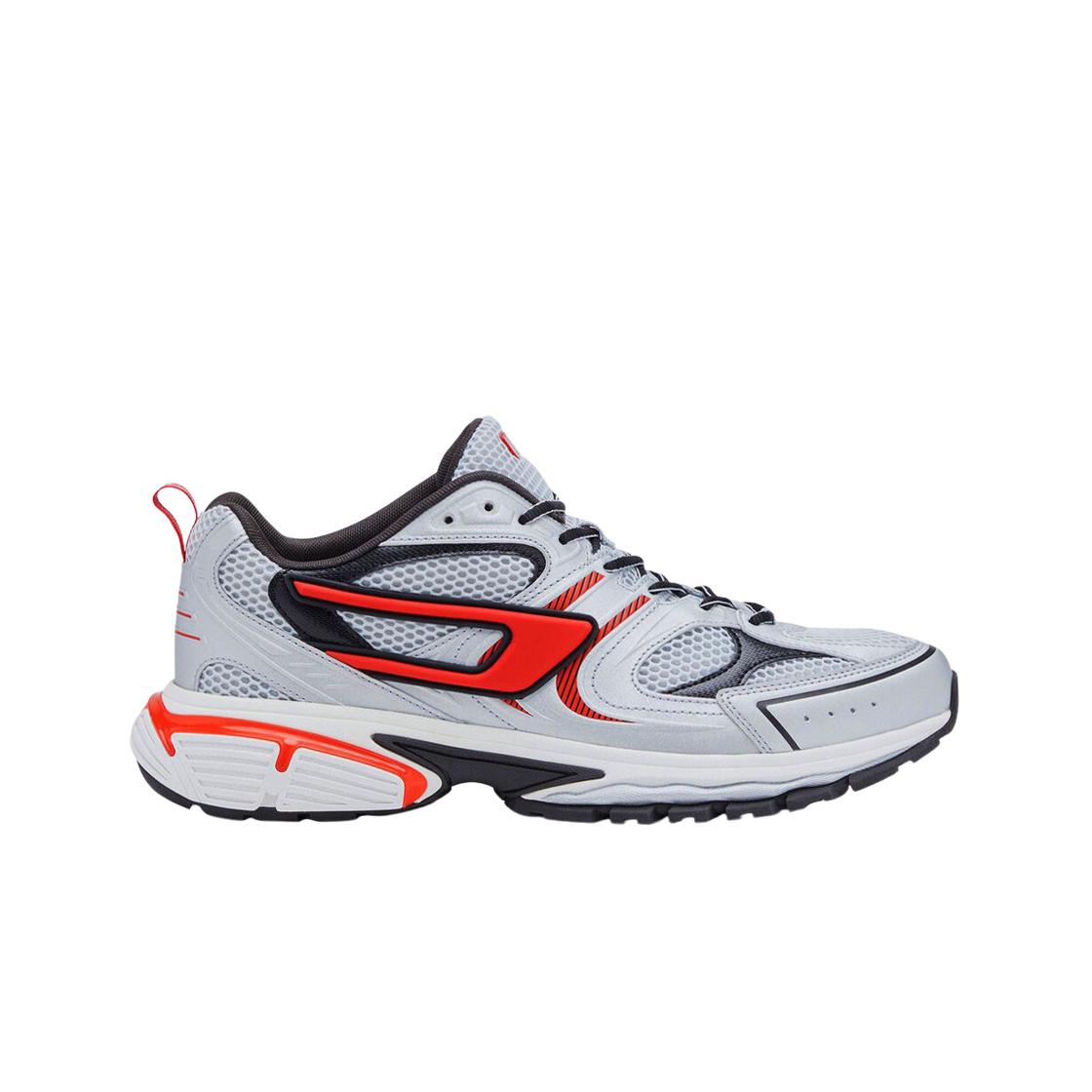 

Diesel S-serendipity Pro-x1 Mesh Sneakers Embossed Overlays Red White EU 46