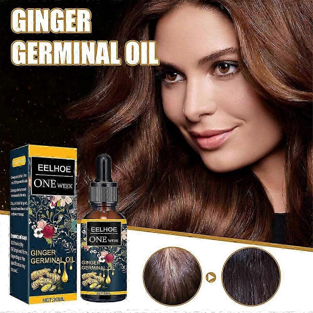 Ginger Germinal Oil Plant Essential Oil Hair Nutrient Solution Hair Growth Essence Liquid