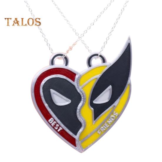 

2 шт./компл. одинаковые ожерелья для пар из гальванического сплава, кулон в форме сердца, регулируемый, ожерелья для лучших друзей, Bestie, подарок на день Святого Валентина 2pcs