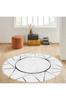 Rovigo Home Washable Round Printed Carpet RHM7002