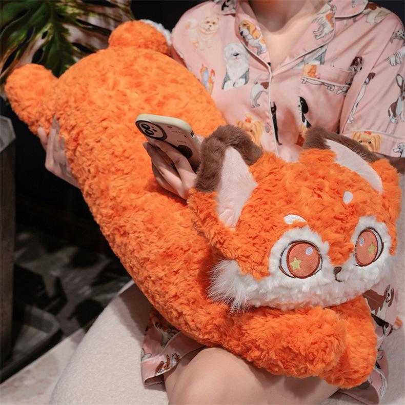 Katchi Cute Cartoon Black Cat Long Hugging Pillow