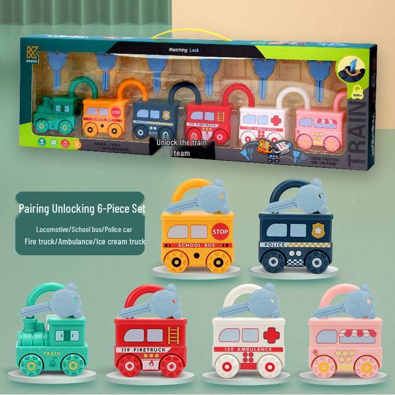 Cross-Border Montessori Train: Early Education Cognitive Puzzle for Infants and Toddlers