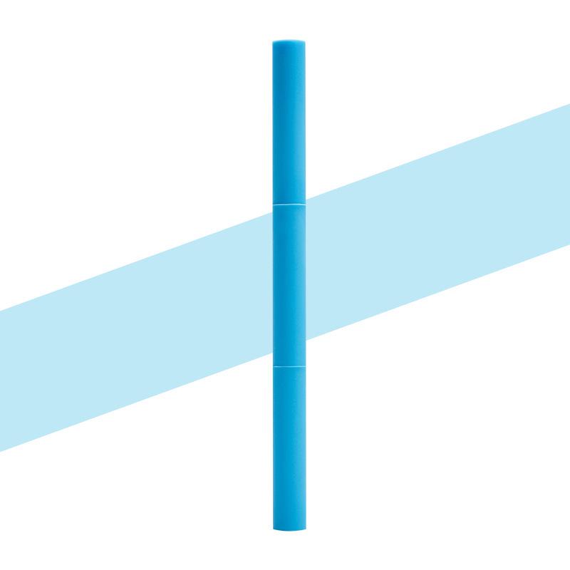 Stainless Steel Double-Headed Blue Silicone Acne Extractor Tool