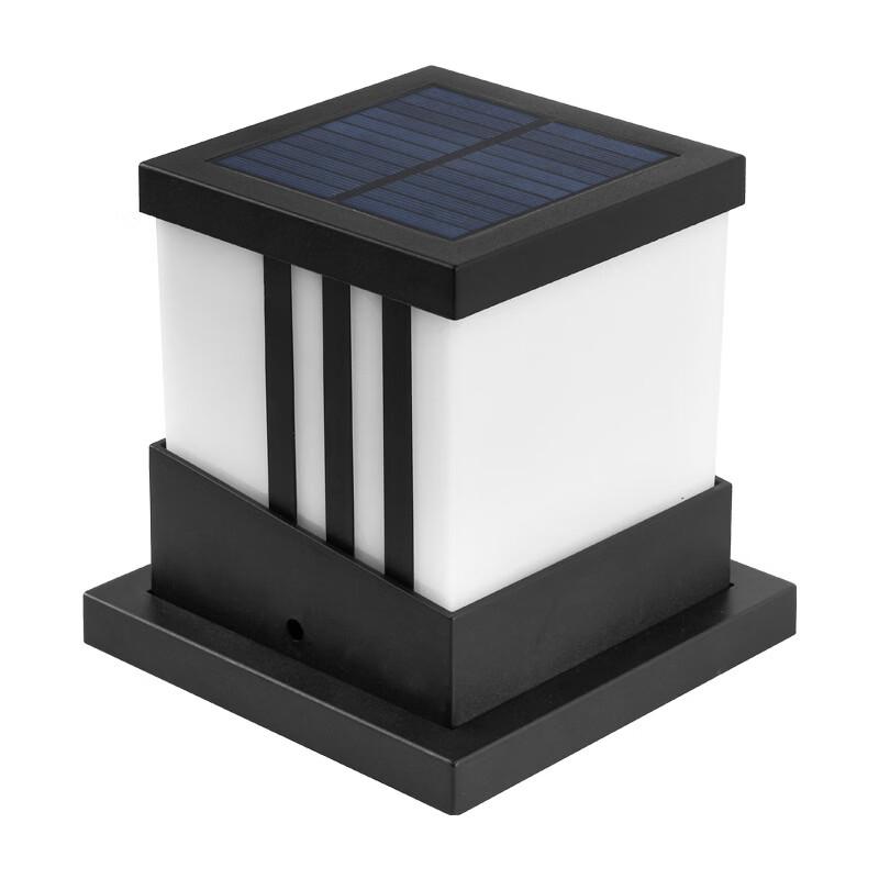 Solar Pillar Light with 3-Color Temperature