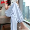 Women's Ice Silk UV Protection High-Waist Jogger Pants