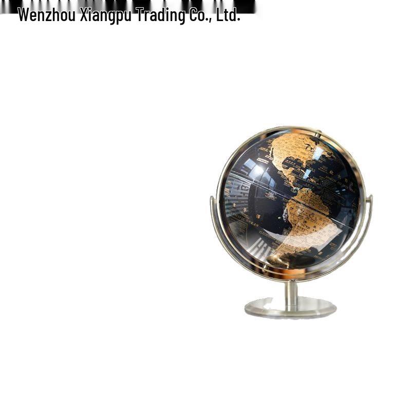 Light Luxury Globe Ornament for Office & Living Room Decor
