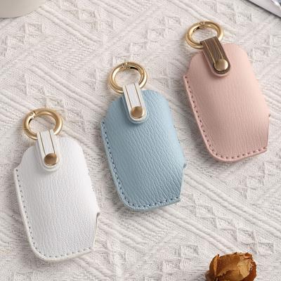 Customized Car Key Cover Is Suitable for Kia Jiahua Pure Handmade Leather Business Car Key Protection Case Buckle Bag