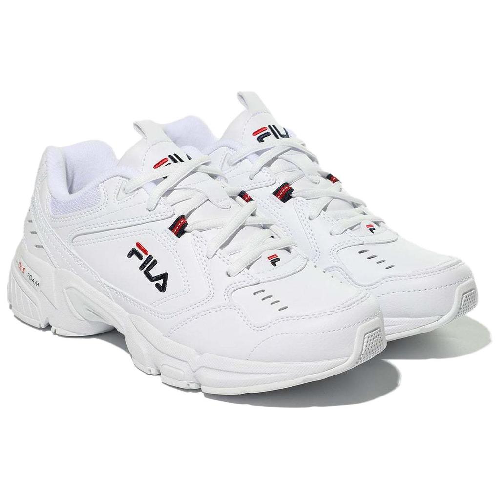 Fila Ranger 22 Cómodas Versátiles Zapatillas de Running de Cuero Sintético Unisex Blanca FS261RU03X012100