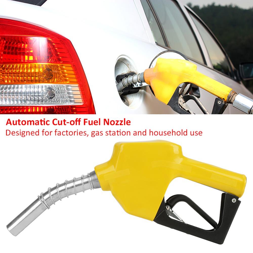 Yellow Automatic Fuel Nozzle Automatic Cut Off Fuel Dispensing Tool Oil Dispensing