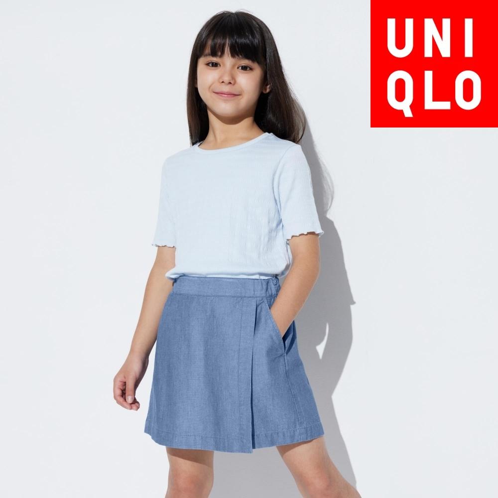 

Мини-пальто из шамбре UNIQLO JAPAN GIRLS