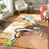 1pc Pokémon Pattern Area Rug, Anti Slip Non Shedding Stain Resistant Carpet