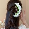 Large Flower Hair Stick Bohemian Bride Hair Accessories Elegant Chinese Style Side Clip  Girls