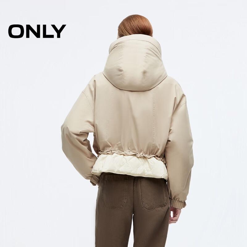 Only Women's 3-Proof Hooded Outdoor Down Jacket