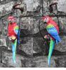 Parrot Tree Decoration: Cross-border Bird Model Resin Ornament for Courtyard