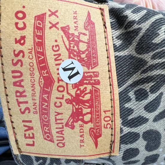 Unisex Jeans Leopard Print High Street Retro Wide Leg Loose Hip Hop