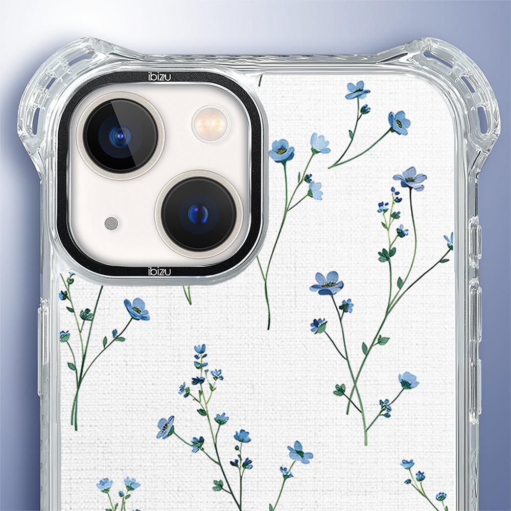 Etui Iphone 13 Ibizu Dropguard Ultra Z Magsafe, Pastel Bloom, Niebieski Sen