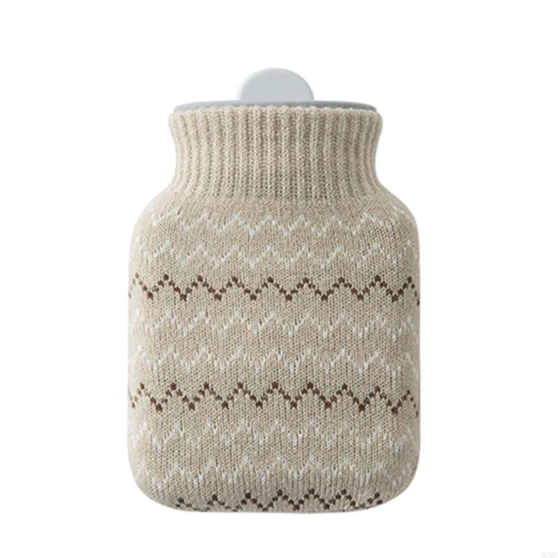 92MF Mini Hot Water Bottle 300ml From Durability Silicone With Cover Perfectly For Pains Relief Girls Present