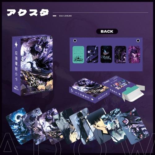 Only I Level Up Goods Lucky Bag Set: Acrylic Stand, Tin Badge, Keychain, 50 Stickers, Glossy Laser Card, Wall Hanging, Gift, Birthday, Event